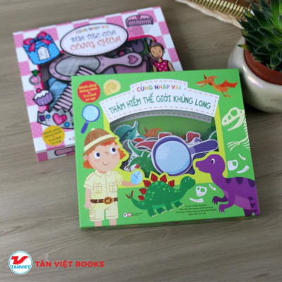 Sách - Cùng Nhập Vai - Thám Hiểm Thế Giới Khủng Long - Tân Việt Books