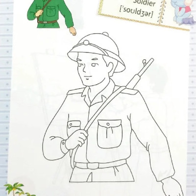 Tập Tô Màu Mẫu Giáo - Chủ Đề Nghề Nghiệp (2022)