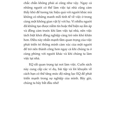 EQ - Ứng Dụng Trí Tuệ Cảm Xúc Trong Công Việc