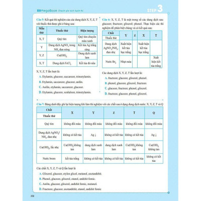 Sách - 3 STEP - Tiết Lộ Bí Quyết 3 Bước Đạt Điểm 8+ Hóa Học - Megabook