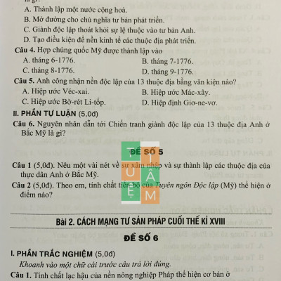 Sách - Đề kiểm tra đánh giá Lịch sử 8 (Kết nối tri thức với cuộc sống)
