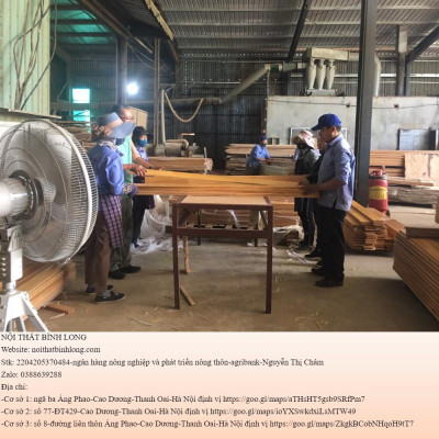 Bộ bàn ăn 2 tầng gỗ sồi nga 1m6