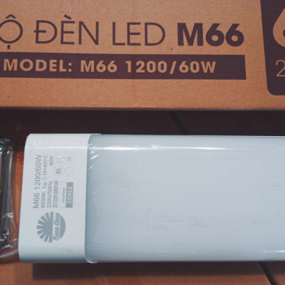 Bộ đèn LED bán nguyệt Rạng Đông M66 1200/60W ánh sáng trắng - Hàng chính hãng