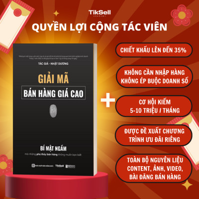 Combo 2 Cuốn sách "GIẢI MÃ BÁN HÀNG GIÁ CAO" - BÍ MẬT NGÂM mà những Phù Thủy Bán Hàng không muốn bạn biết