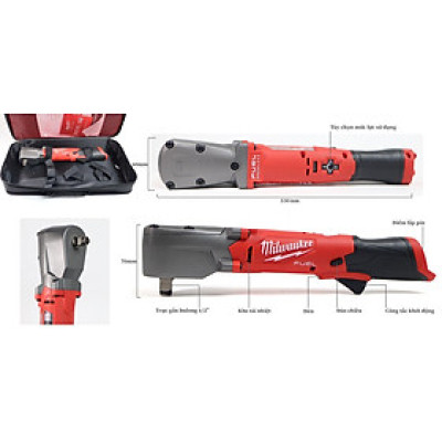 MÁY SIẾT BU LÔNG GÓC MILWAUKEE M12 FRAIWF12-0B - HÀNG CHÍNH HÃNG