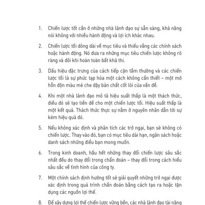Chiến Lược Tốt Và Chiến Lược Tồi - Good Strategy Bad Strategy - AL