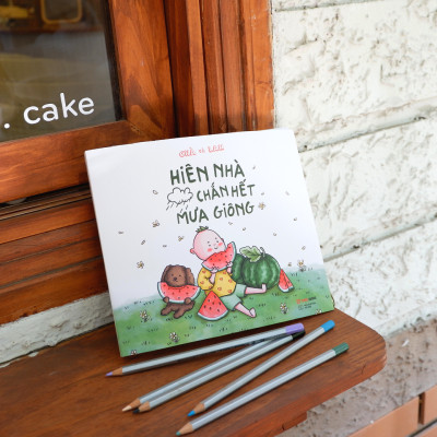 Combo 2 cuốn Sách Tôi Bị Cảm Hóa Ra Là Do Em - Tô màu thả thính + Hiên Nhà Chắn Hết Mưa Giông