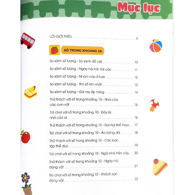 Thiên Tài Toán Học (4- 5 Tuổi ) - Học Số Từ 1 - 10