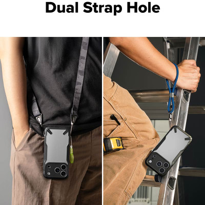 Ốp lưng cho iPhone 17 Pro Max / 17 Pro / Air RINGKE Fusion X - Hàng Chính Hãng