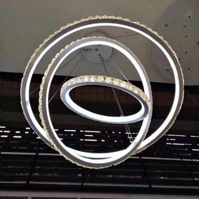 Đèn thả 3 vòng, đèn thả phale, đèn trang trí DT