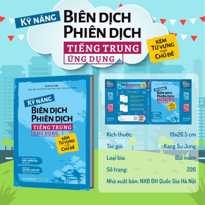 Sách - Kỹ Năng Biên Dịch Phiên Dịch Tiếng Trung Ứng Dụng - Megabook