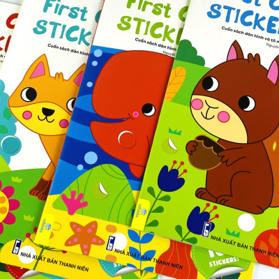 Sách - First Color & Sticker Book - Cuốn Sách Dán Hình Và Tô Màu Đầu Tiên Của Tớ - ndbooks