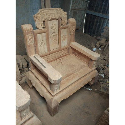 Bộ Bàn Ghế Âu Á Hộp Tay Đặc ( gỗ gõ đỏ,cà te) loại 2m2 và 2m4