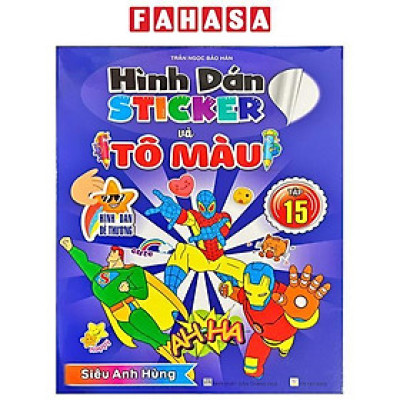 Sách - Hình Dán Sticker Và Tô Màu - Tập 15