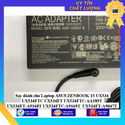 Sạc dùng cho Laptop ASUS ZENBOOK 15 UX534 UX534FTC UX534FT UX534FTC-AA189T UX534FT-A9168T UX534FTC-A9169T UX534FT-A9047 - Hàng Nhập Khẩu New Seal
