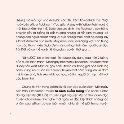 Sách - Một ngày bên Wilbur Robinson - William Joyce