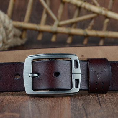 Thắt Lưng Da Bò Chính hãng COWATHER XF001 Nâu