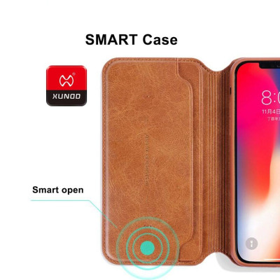 Bao da thể thao chống sốc dành cho iPhone 14 Plus (6.7 inch) hiệu XUNDD Gra Series có ngăn đựng thẻ Card ATM visit cao cấp Bảo vệ toàn diện 360 độ, Smartsleep thông minh - hàng nhập khẩu