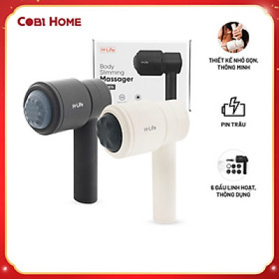 Máy massage H-Life toàn thân cầm tay - Nhỏ gọn, Nhựa ABS, 6 đầu massage H-Life - Cobihome