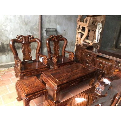 Bàn Ghế Minh Quốc Đào gỗ Tràm