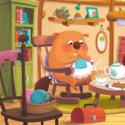 Sách Bố Tớ Tuyệt Vời Nhất - Ngôi Nhà Ấm Áp Của Hải Ly Bố