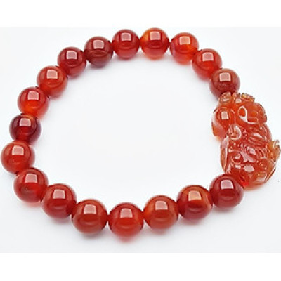 Gembank Vòng Tay Tỳ Hưu Đá Mã Não Tự Nhiên 9mm