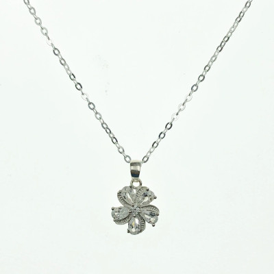 Dây Và Mặt Dây Chuyền Nữ - Bông Hoa Mai - Bạc Hiểu Minh DMD425X Bảo Hành Vĩnh Viễn ( Hàng Chính Hãng )