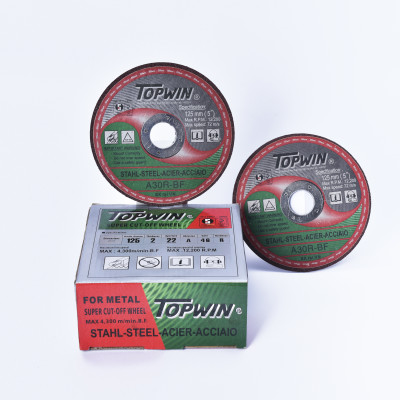 (1 Viên) Đá Cắt Sắt Topwin 125x2x22mm Cắt Sắc Bén, Bền Bỉ, Ít Hao Mòn Và Độ Chính Xác Hoàn Hảo | TOPWIN Official Store