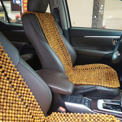 Đệm Lót Ghế Xe Ô Tô Hạt Gỗ Bách Xanh Cao Cấp Hạt 1.8cm 