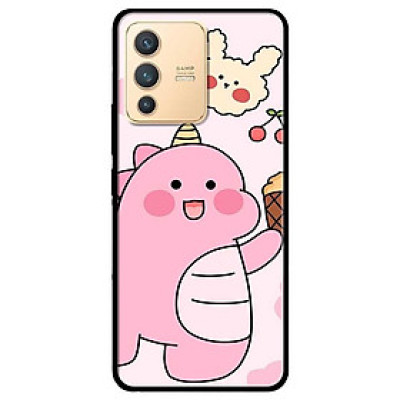 Ốp lưng dành cho Vivo V23 5G / S12 - Vivo Y15s / Y15A - Khủng Long Hồng