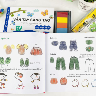 Sách - Vân Tay Sáng Tạo Ngôi Nhà Của Bé - ndbooks