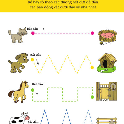 Sách - Rèn Luyện Kỹ Năng Cầm Bút Cho Trẻ - Tô Nét Cơ Bản