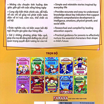 Sách - 10 Chỉ Số Vàng Quyết Định Tương Lai Của Trẻ - Bồi Dưỡng Chỉ Số Trí Tuệ Cảm Xúc - Emotional Quotient (EQ) - Bữa Trưa Yêu Thương - The Friendship Lunch - Song Ngữ Anh-Việt