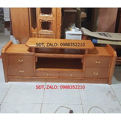 Kệ tivi kiểu mâm gỗ Sồi Nga từ 1m6-2m2 năm 2021
