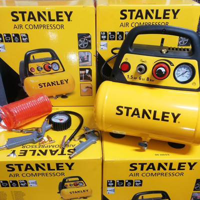 MÁY NÉN KHÍ KHÔNG DẦU 1.5 HP 6L STANLEY DN200/8/6 - HÀNG CHÍNH HÃNG