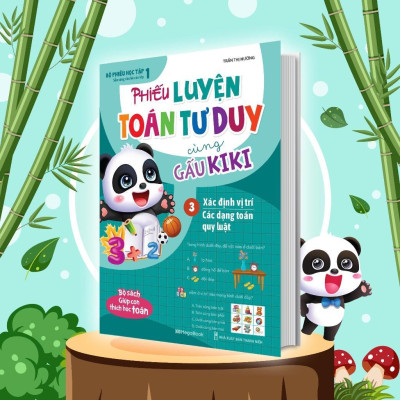 Sách - Phiếu Luyện Toán Tư Duy Cùng Gấu Kiki - Combo 5 Cuốn - Megabook