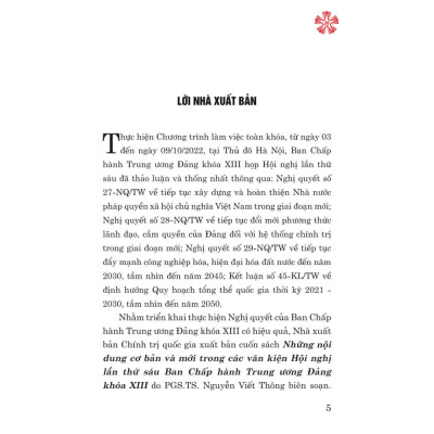 Những nội dung cơ bản và mới trong các nghị quyết Hội nghị lần thứ Năm - Ban Chấp hành Trung ương Đảng Khóa XIII