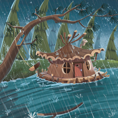 Sách Bố Tớ Tuyệt Vời Nhất - Ngôi Nhà Ấm Áp Của Hải Ly Bố