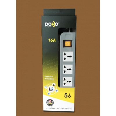 Ổ cắm nối dài DoBo U805  5 ổ cắm  16A 3 Mét 