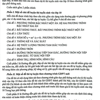 Sách - Luyện Thi Tuyển Sinh Vào Lớp 10 - Môn Toán