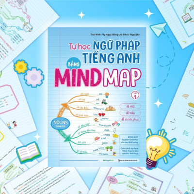 Sách - Tự Học Ngữ Pháp Tiếng Anh Bằng Mindmap - Tập 1 - Megabook