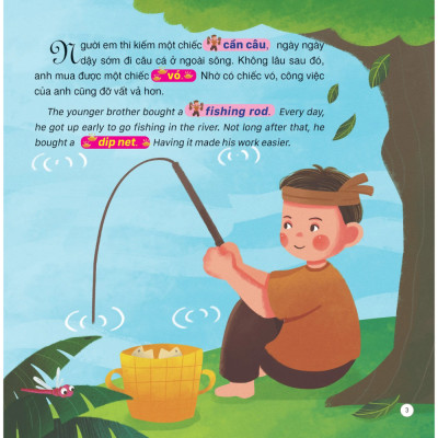 Truyện cổ tích Việt Nam (Song ngữ Việt-Anh) - Bảy điều ước