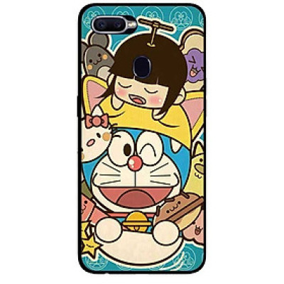 Ốp lưng dành cho Oppo A12 / A5s (A7) mẫu Mèo Máy Nháy Mắt