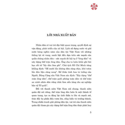 Sách - Phát Huy Vai Trò Của Thanh Niên Quân Đội Tham Gia Xây Dựng Thế Trận Lòng Dân Hiện Nay - NXB Chính Trị Quốc Gia