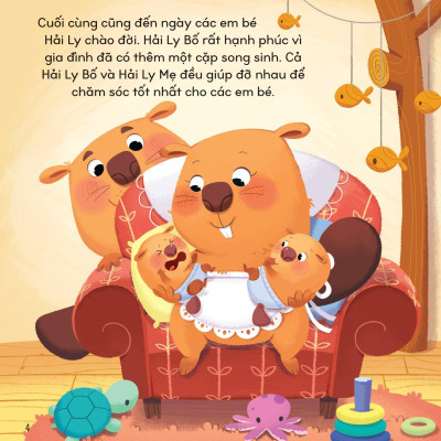 Sách Bố Tớ Tuyệt Vời Nhất - Ngôi Nhà Ấm Áp Của Hải Ly Bố