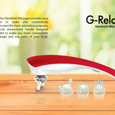 |GIÁ SỐC| Máy Massage Cầm Tay GINTELL - G-Relax PLUS Chính Hãng | 1 Năm bảo hành chính hãng