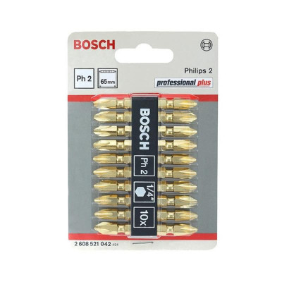 ĐẦU VẶN VÍT NGẮN (PH2-65MM) BOSCH 2608521042 - HÀNG CHÍNH HÃNG