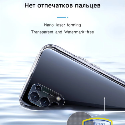 Ốp lưng dành cho OPPO Reno5 silicon TPU dẻo trong suốt dày dặn chống sốc, chống xước cao cấp - Hàng chính hãng 
