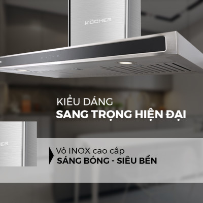  MÁY HÚT MÙI KOCHER K-225D (90CM) - HÀNG CHÍNH HÃNG