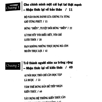 Thoát Khỏi Bẫy Nhận Thức